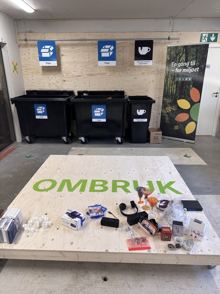 Ombruksbord på mini-GLØR